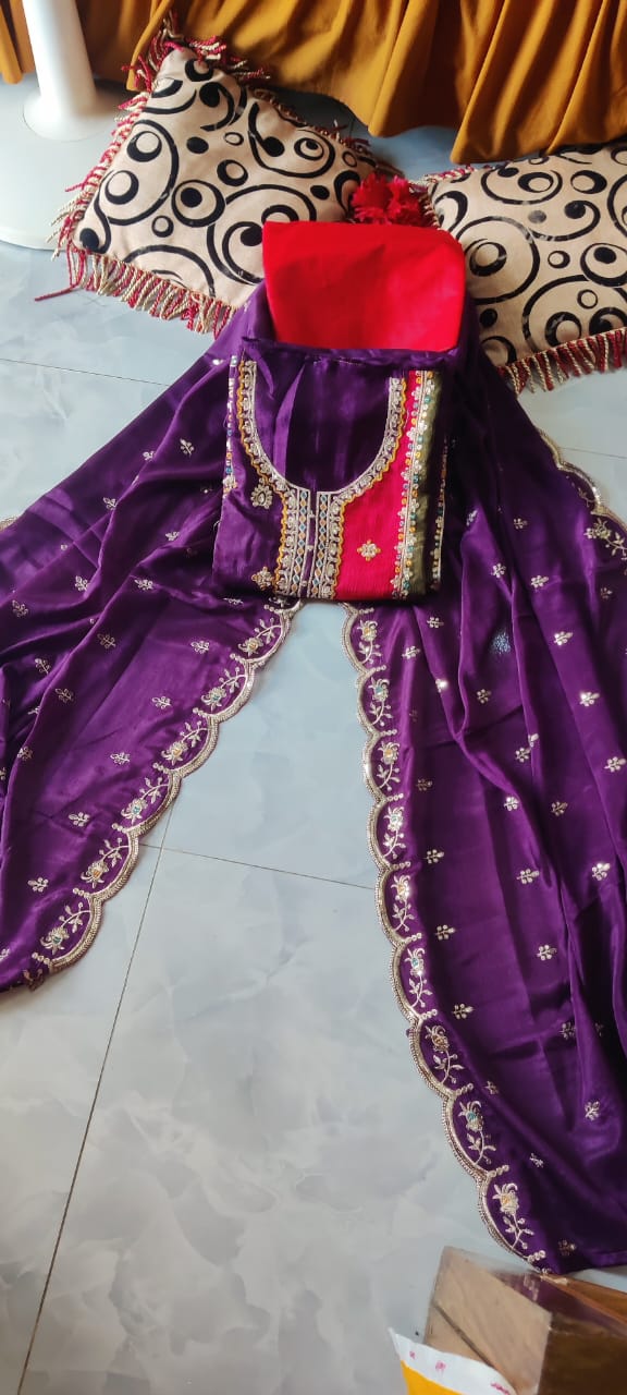 🌸✨ Pakistani জর্জেট শিপন ফোর পিস কালেকশন ✨🌸